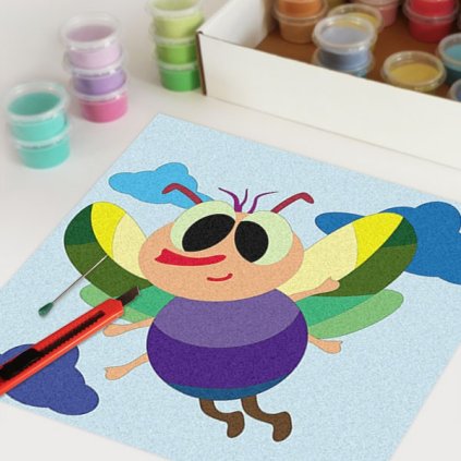 Moucha (Velikost 30x30cm)