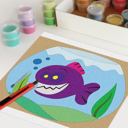 Piraňa (Velikost 30x30cm)