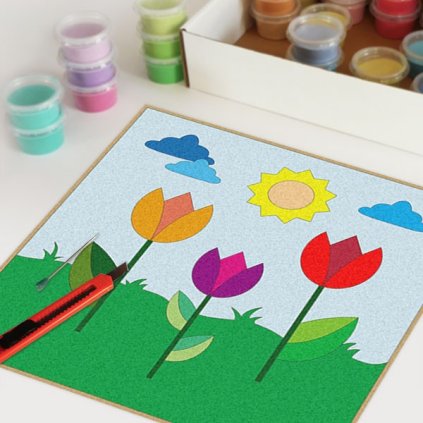 Louka (Velikost 30x30cm)