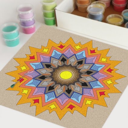 mandala A065 (Velikost 30x30cm)