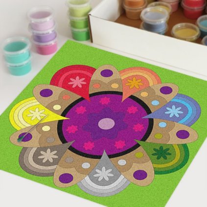 mandala A066 (Velikost 30x30cm)