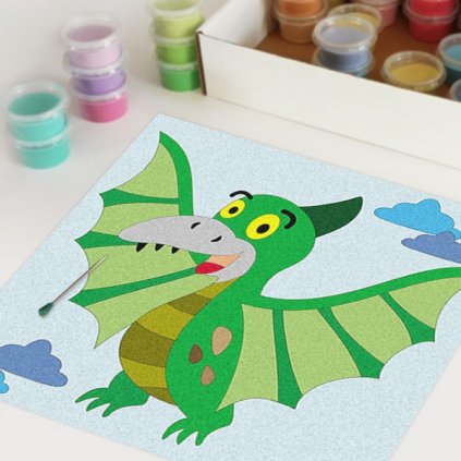 Dinosaurus 1 (Velikost 30x30cm)