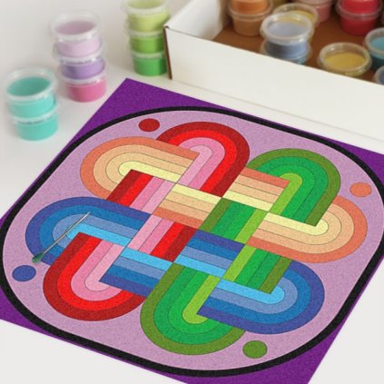 mandala A068 (Velikost 30x30cm)