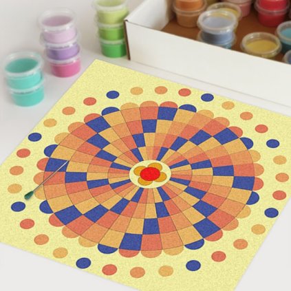mandala A069 (Velikost 30x30cm)