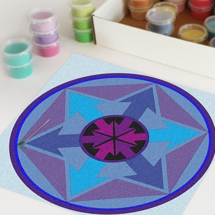 mandala A074 (Velikost 30x30cm)