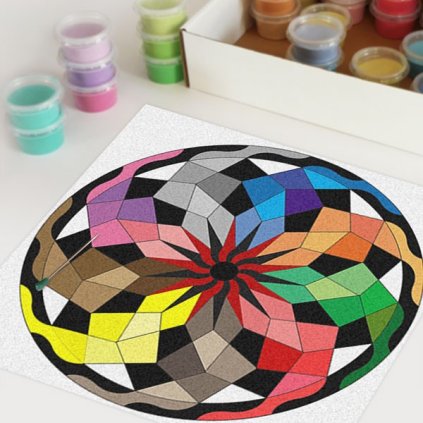 mandala A075 (Velikost 30x30cm)