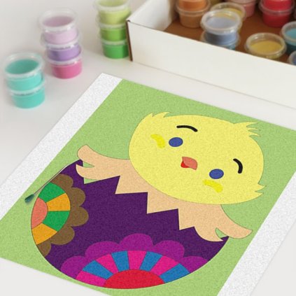 Kuřátko 3 (Velikost 15x20cm)