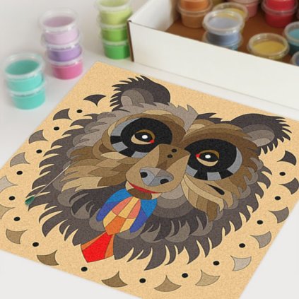 Medvěd (Velikost 50 x 50 cm)