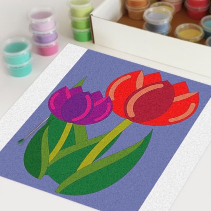 Květina 8 (Velikost 15x20cm)