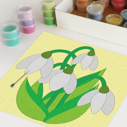 Květina 13 (Velikost 30x30cm)