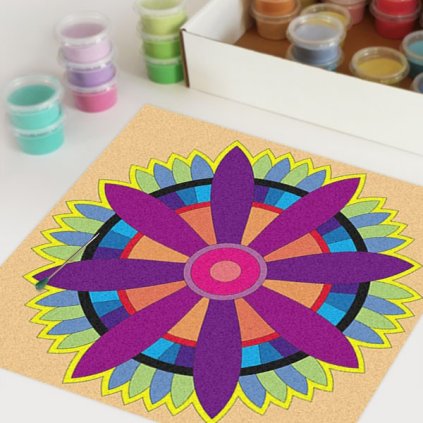 mandala A076 (Velikost 30x30cm)