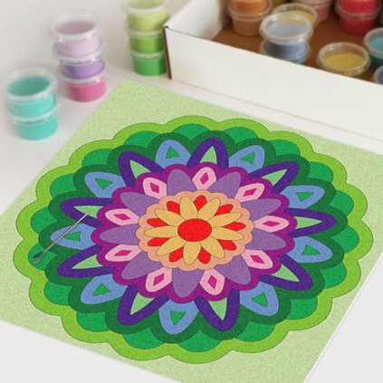 mandala A077 (Velikost 30x30cm)