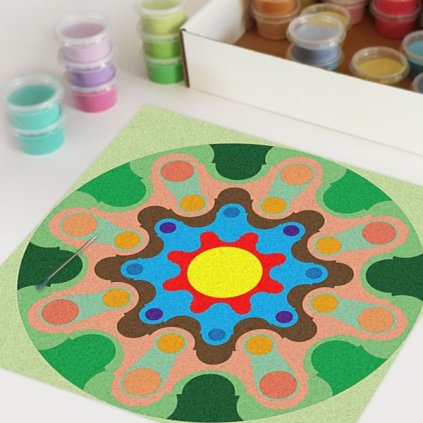 mandala A078 (Velikost 30x30cm)