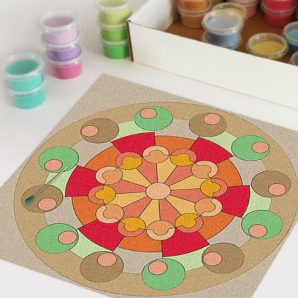 mandala A079 (Velikost 30x30cm)