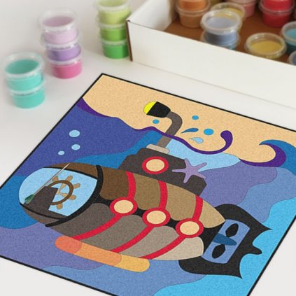 Ponorka (Velikost 30x30cm)