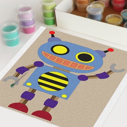 Robot 1 (Velikost 30x30cm)
