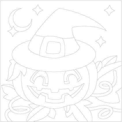 Halloween dýně (Velikost 30x30cm)