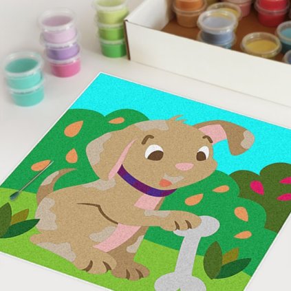 Štěně (Velikost 30x30cm)