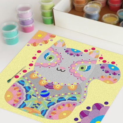 Kočka 2 (Velikost 50 x 50 cm)