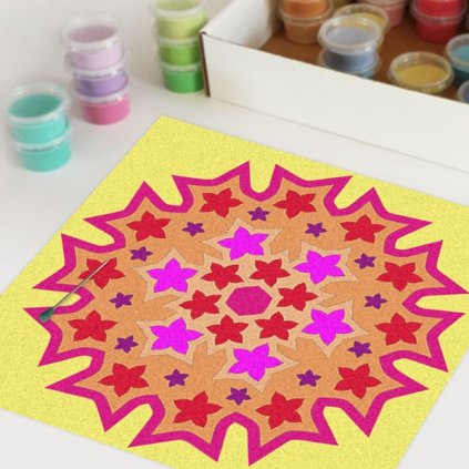 mandala A064 (Velikost 30x30cm)