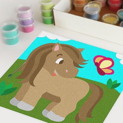 Koník 2 (Velikost 30x30cm)