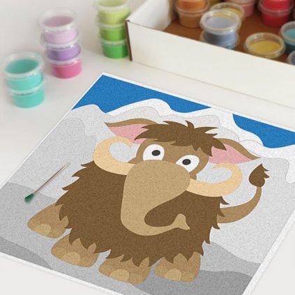 Mamut (Velikost 30x30cm)