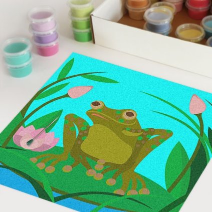 Žába 2 (Velikost 30x30cm)