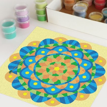 mandala A034 (Velikost 30x30cm)