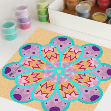 mandala A035 (Velikost 30x30cm)