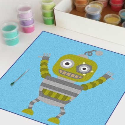 Robot 2 (Velikost 30x30cm)