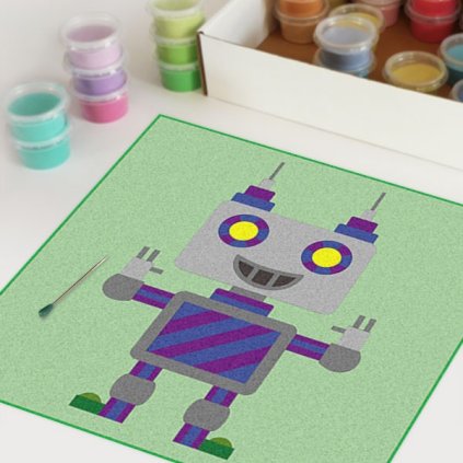 Robot 3 (Velikost 30x30cm)