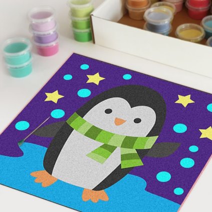 Tučňák 2 (Velikost 30x30cm)