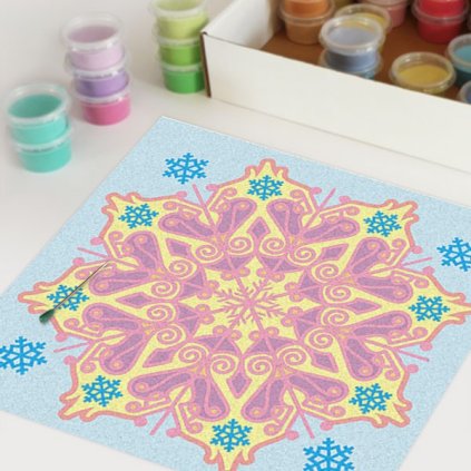 mandala A089 (Velikost 50 x 50 cm)