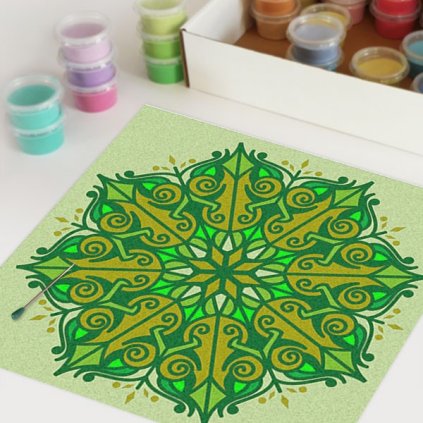 mandala A090 (Velikost 50 x 50 cm)