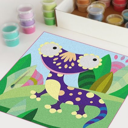 Ještěrka (Velikost 30x30cm)