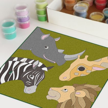 Zvířátka z Afriky (Velikost 30x30cm)