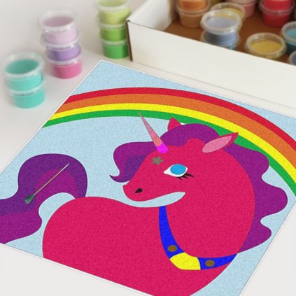 Jednorožec 2 (Velikost 21x21cm)