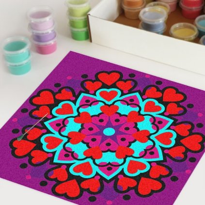 mandala A098 (Velikost 30x30cm)