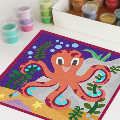 Mořský svět 4 (Velikost 30x30cm)