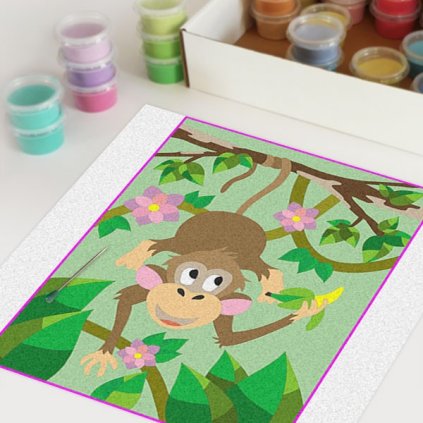 Opice 3 (Velikost 15x20cm)