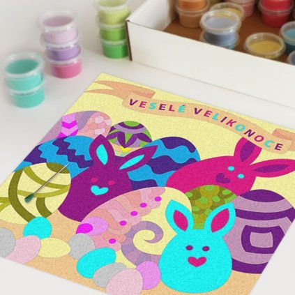Veselé Velikonoce (Velikost 30x30cm)