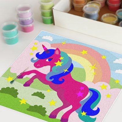 Jednorožec 3 (Velikost 30x30cm)