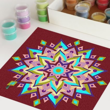 mandala A108 (Velikost 30x30cm)