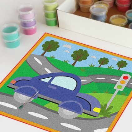 Auto 2 (Velikost 30x30cm)