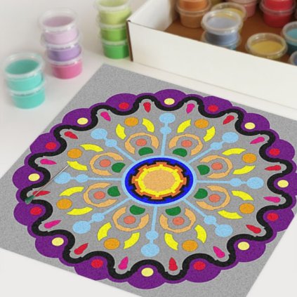 mandala A114 (Velikost 30x30cm)