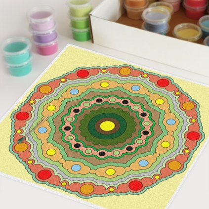 mandala A115 (Velikost 30x30cm)