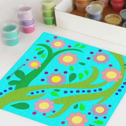 Květina 18 (Velikost 30x30cm)