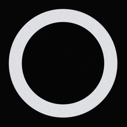 Rámeček kulatý s čirým plexisklem - k vypískování (prumer 21 cm)