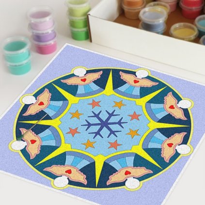 mandala A117 (Velikost 30x30cm)