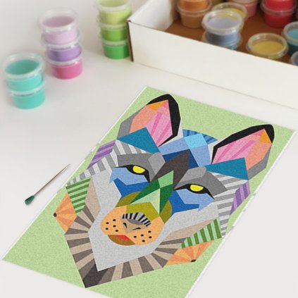 Vlk 2 (Velikost 21x30cm)